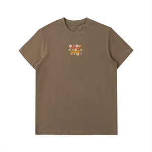 T-shirt en coton épais "Groovy Beta" pour homme