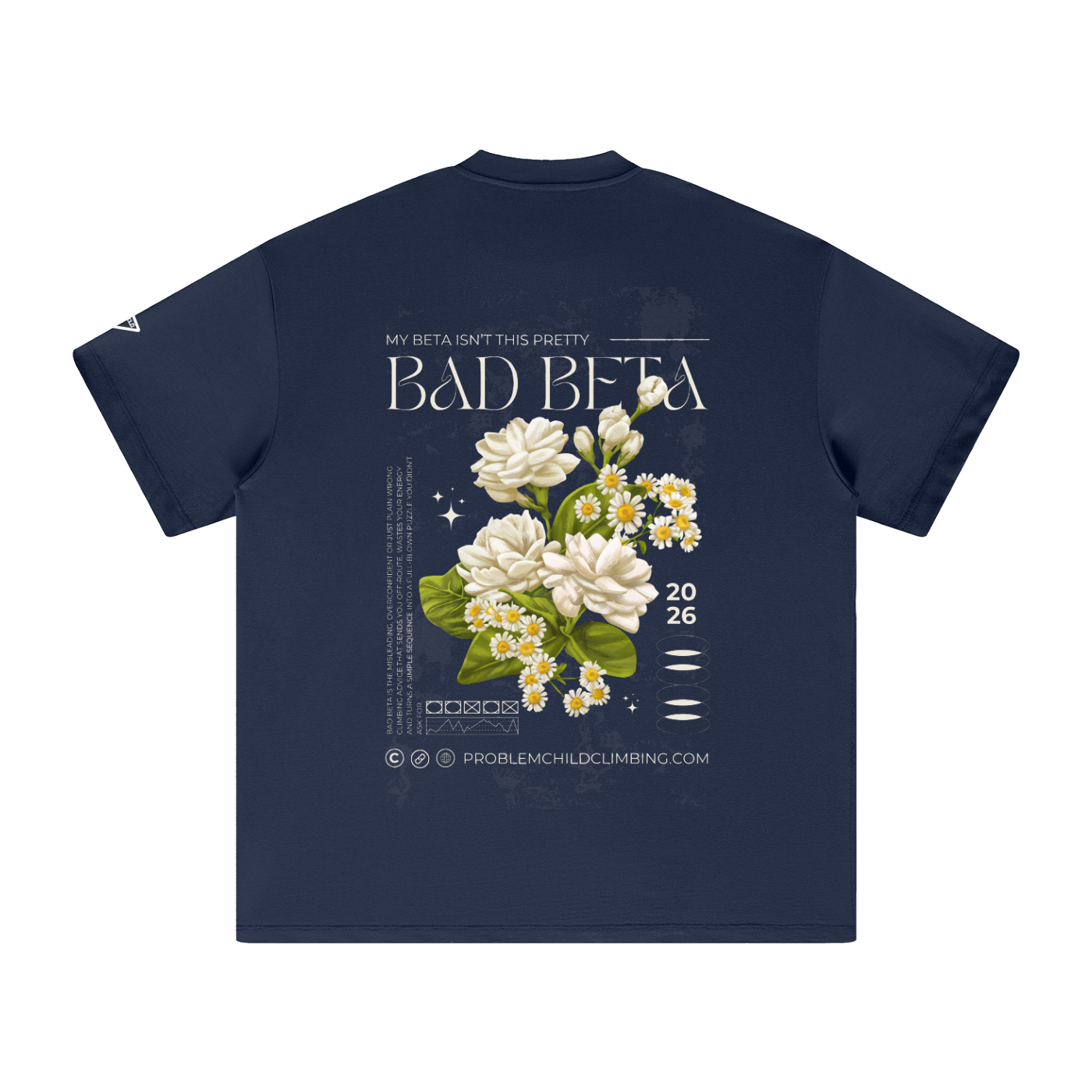 Bad Beta Schweres Baumwoll-T-Shirt
