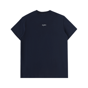 T-shirt Homme en Coton Épais à Logo Audacieux