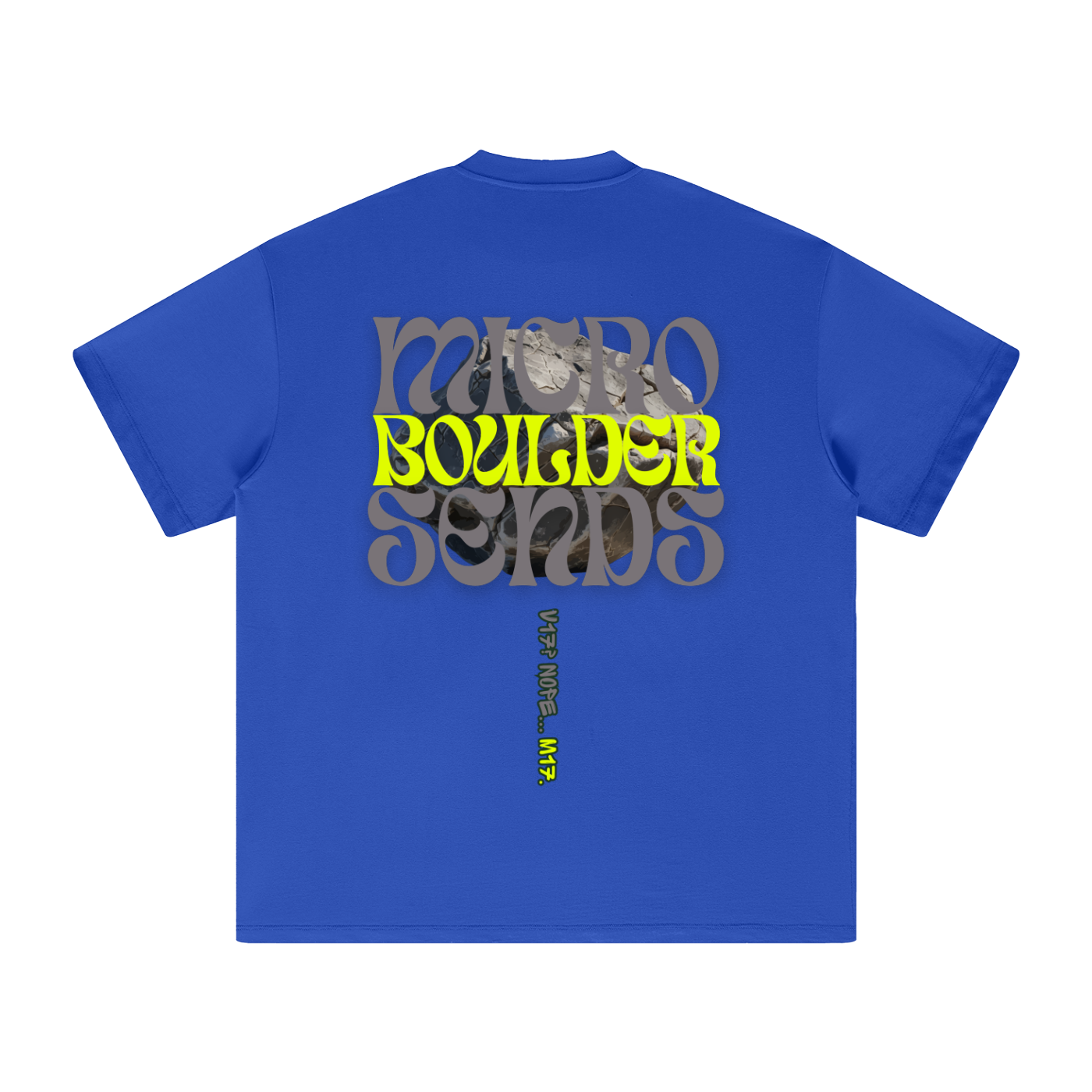 Microboulders Big-Fit Cotton T-Shirt