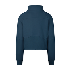 Women's Dark Crimper Half-Zip Sweater