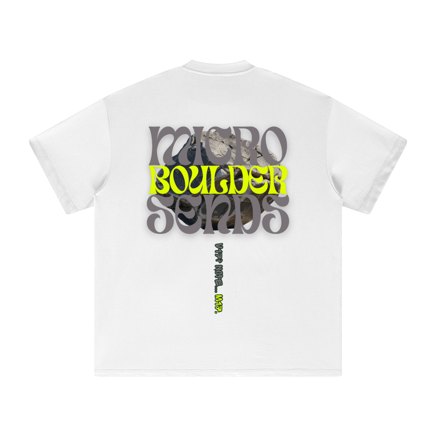 Microboulders Big-Fit Cotton T-Shirt