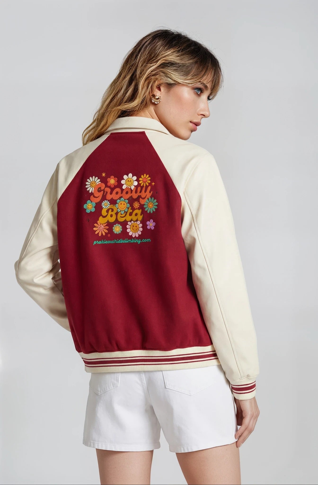 Groovy Beta Unisex Baseball Jacket