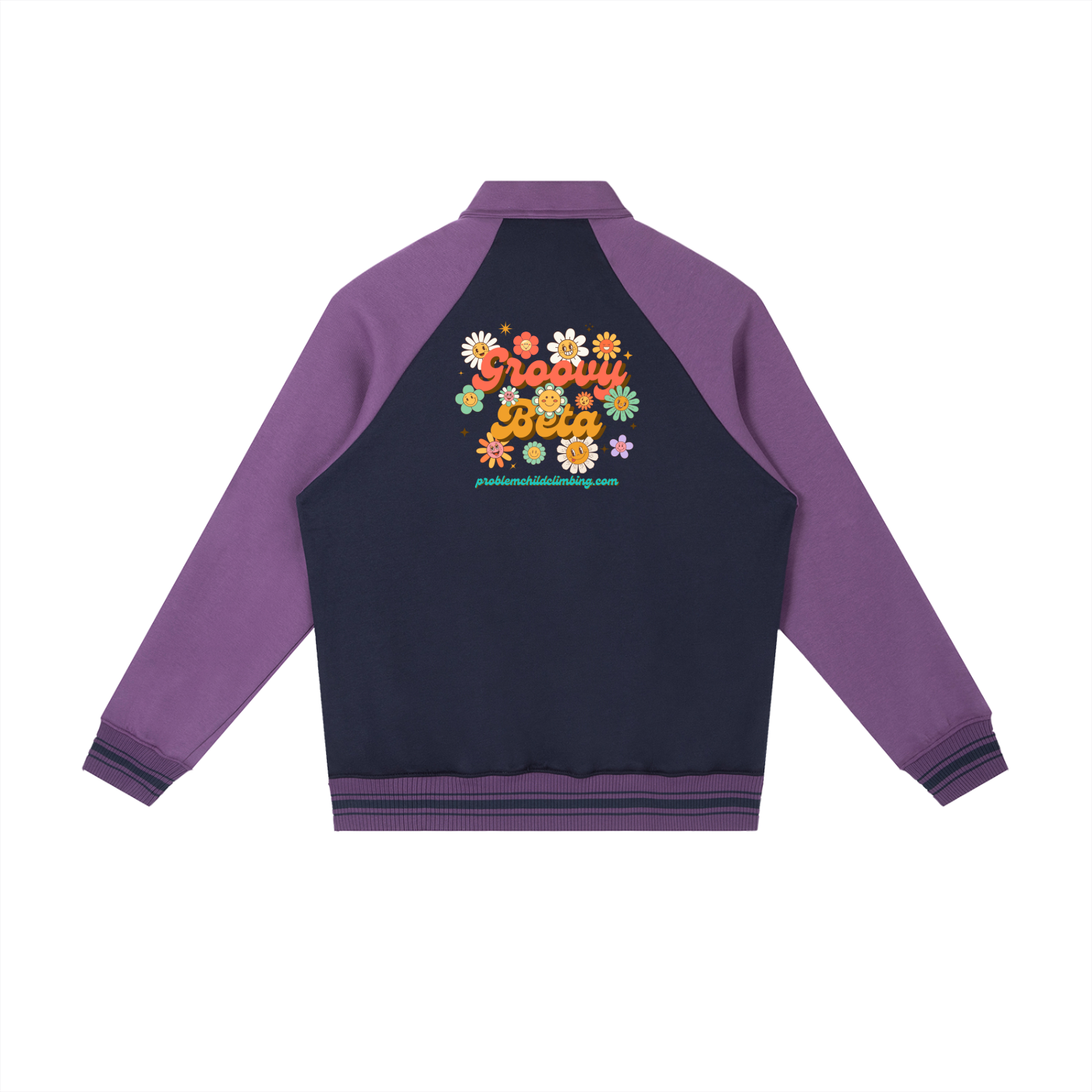 Groovy Beta Unisex Baseball Jacket