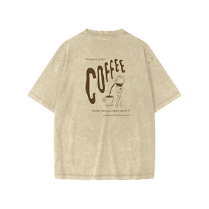 Microsenders Too Young for Coffee Kids' Climbing T-Shirt