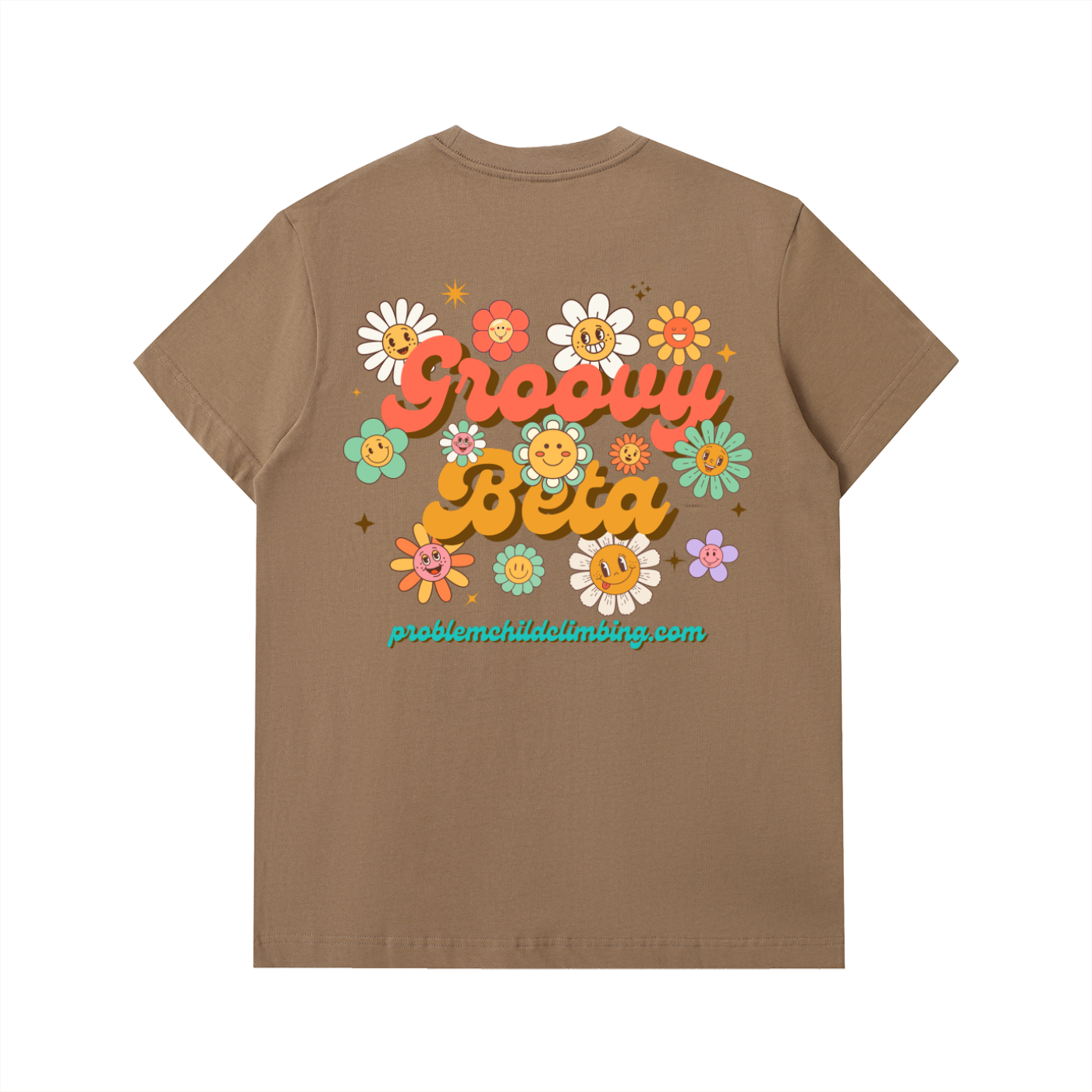 T-shirt en coton épais "Groovy Beta" pour homme
