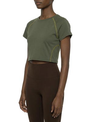 Women's Trimmer Raglan Crop Climbing T-Shirt