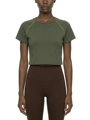 Women's Trimmer Raglan Crop Climbing T-Shirt
