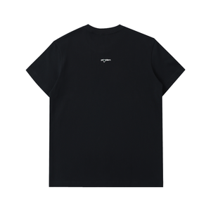 T-shirt Homme en Coton Épais à Logo Audacieux
