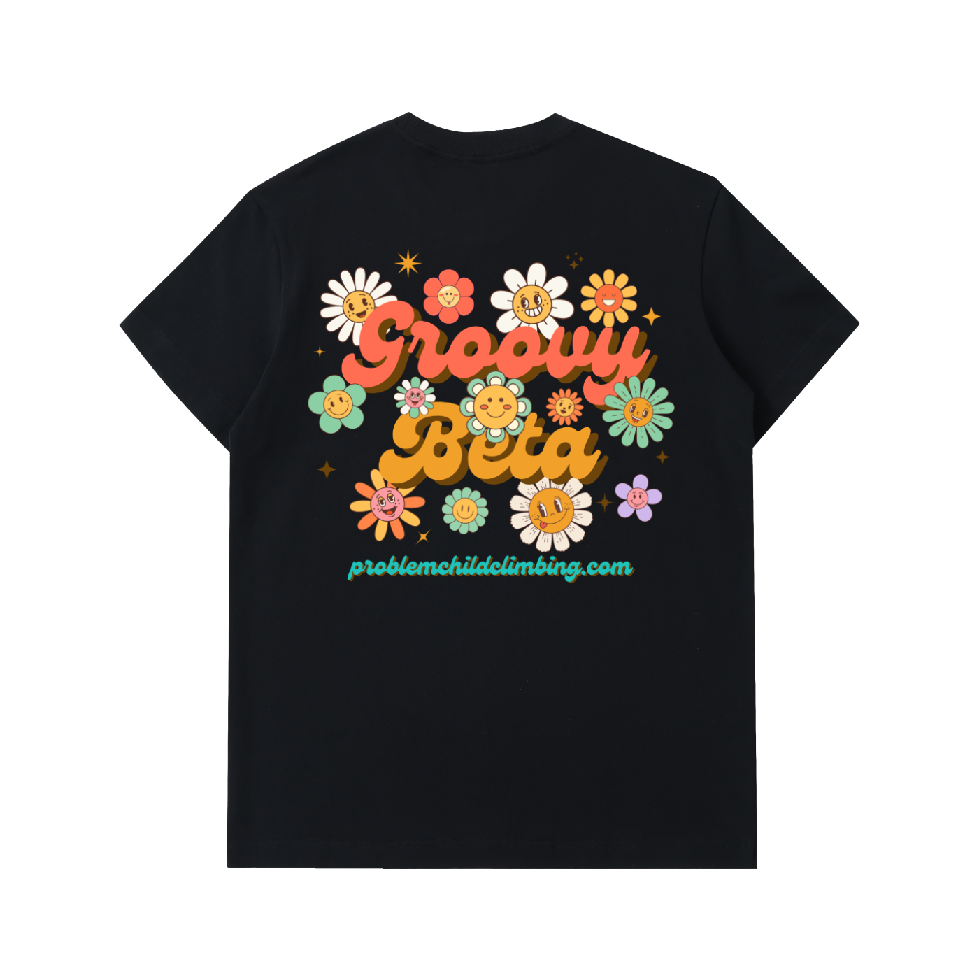 T-shirt en coton épais "Groovy Beta" pour homme