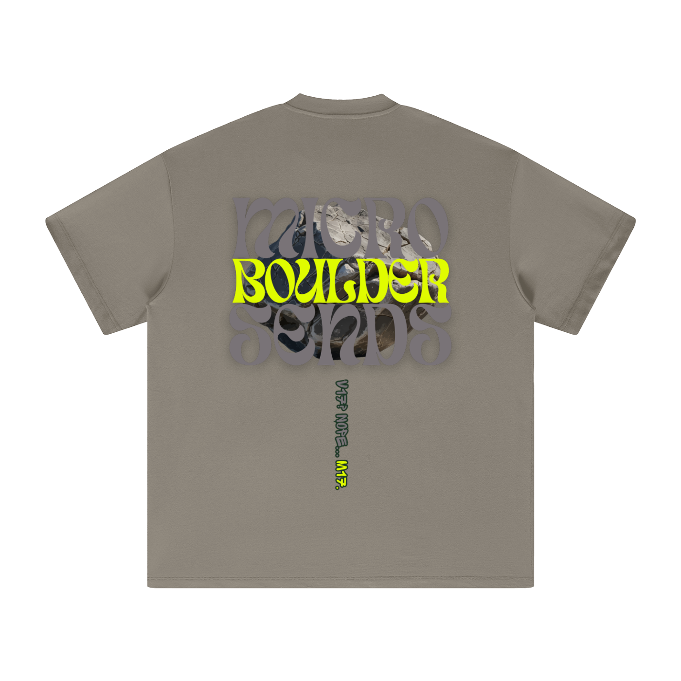 Microboulders Big-Fit Cotton T-Shirt