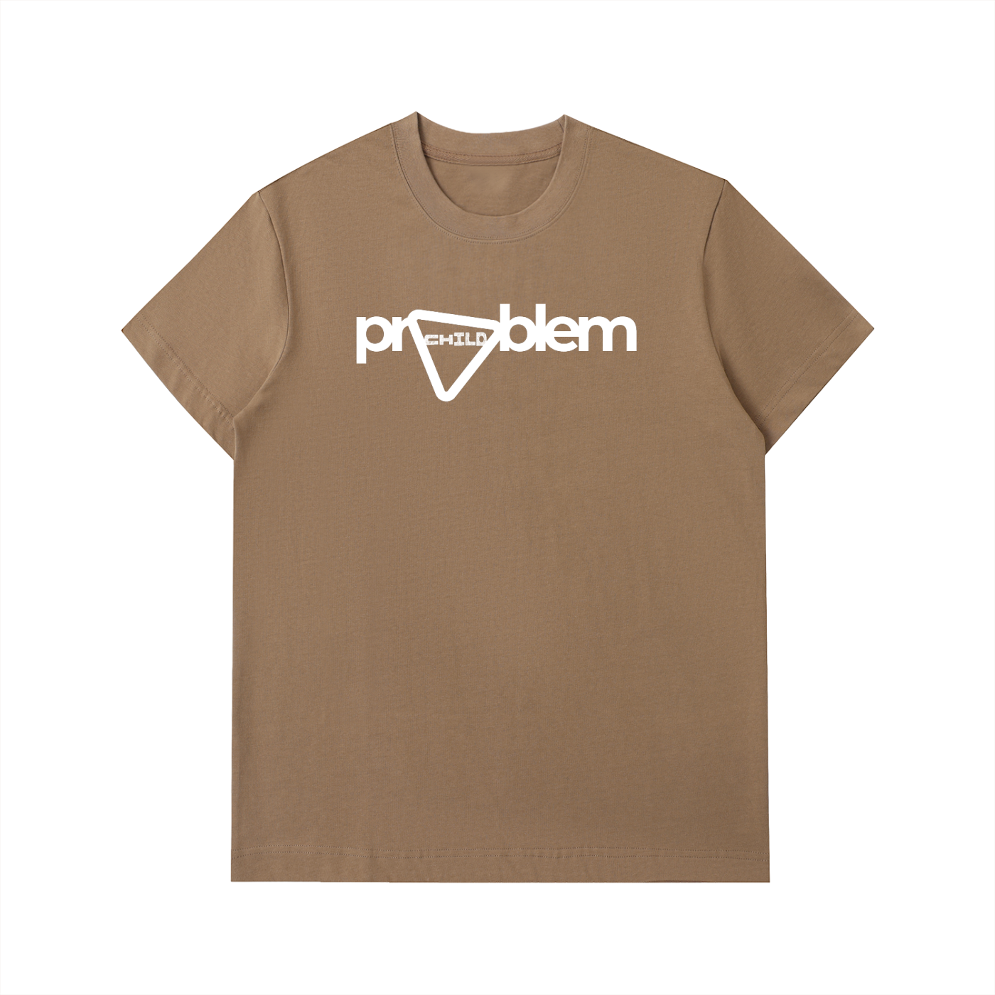 T-shirt Homme en Coton Épais à Logo Audacieux