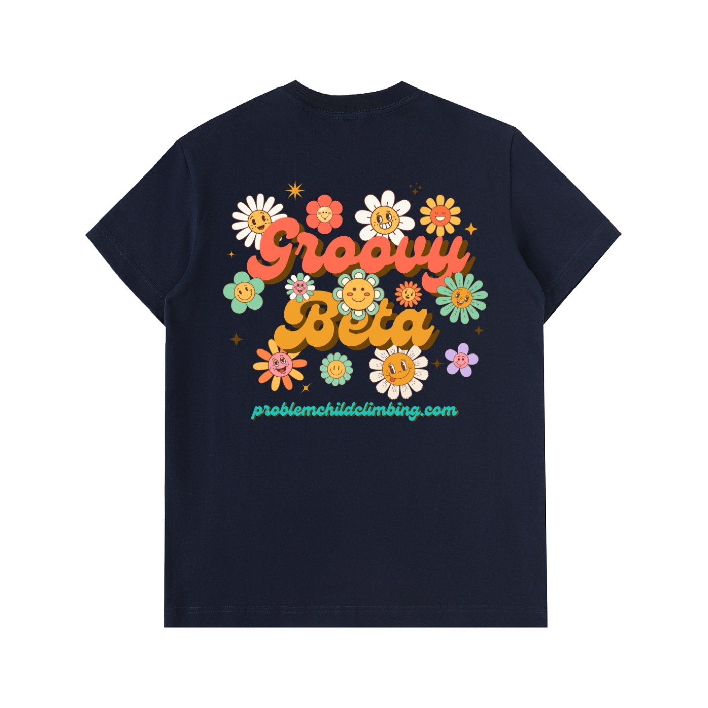 T-shirt en coton épais "Groovy Beta" pour homme