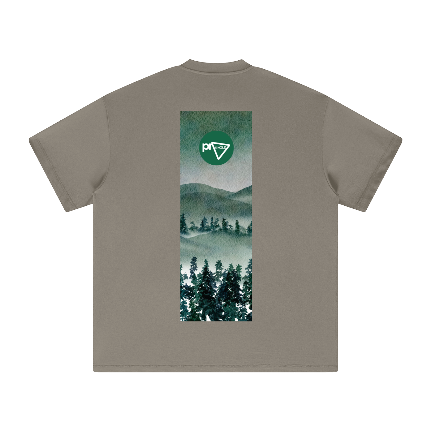 Forests of Japan Big-Fit Cotton T-Shirt