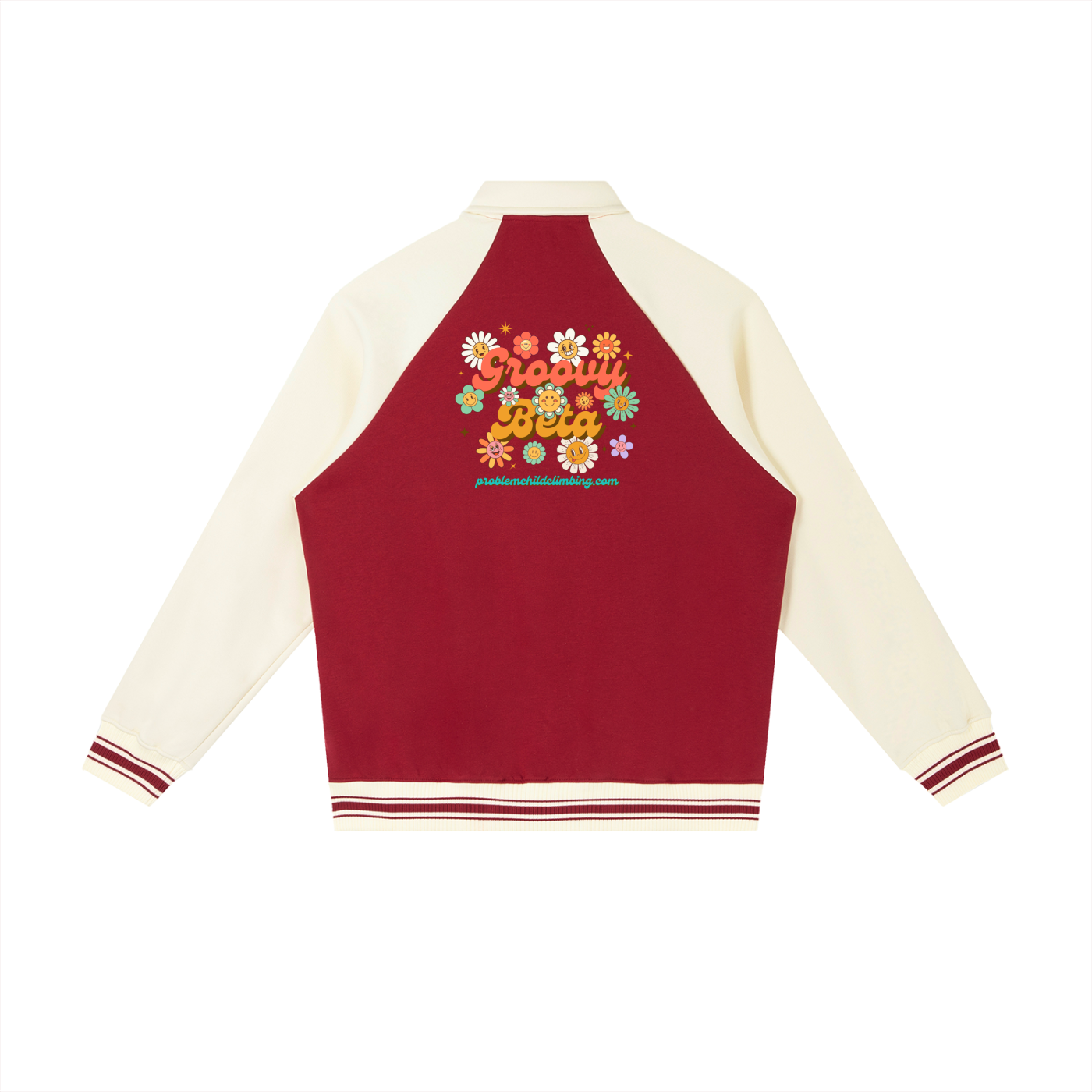 Veste de baseball unisexe Groovy Belayer