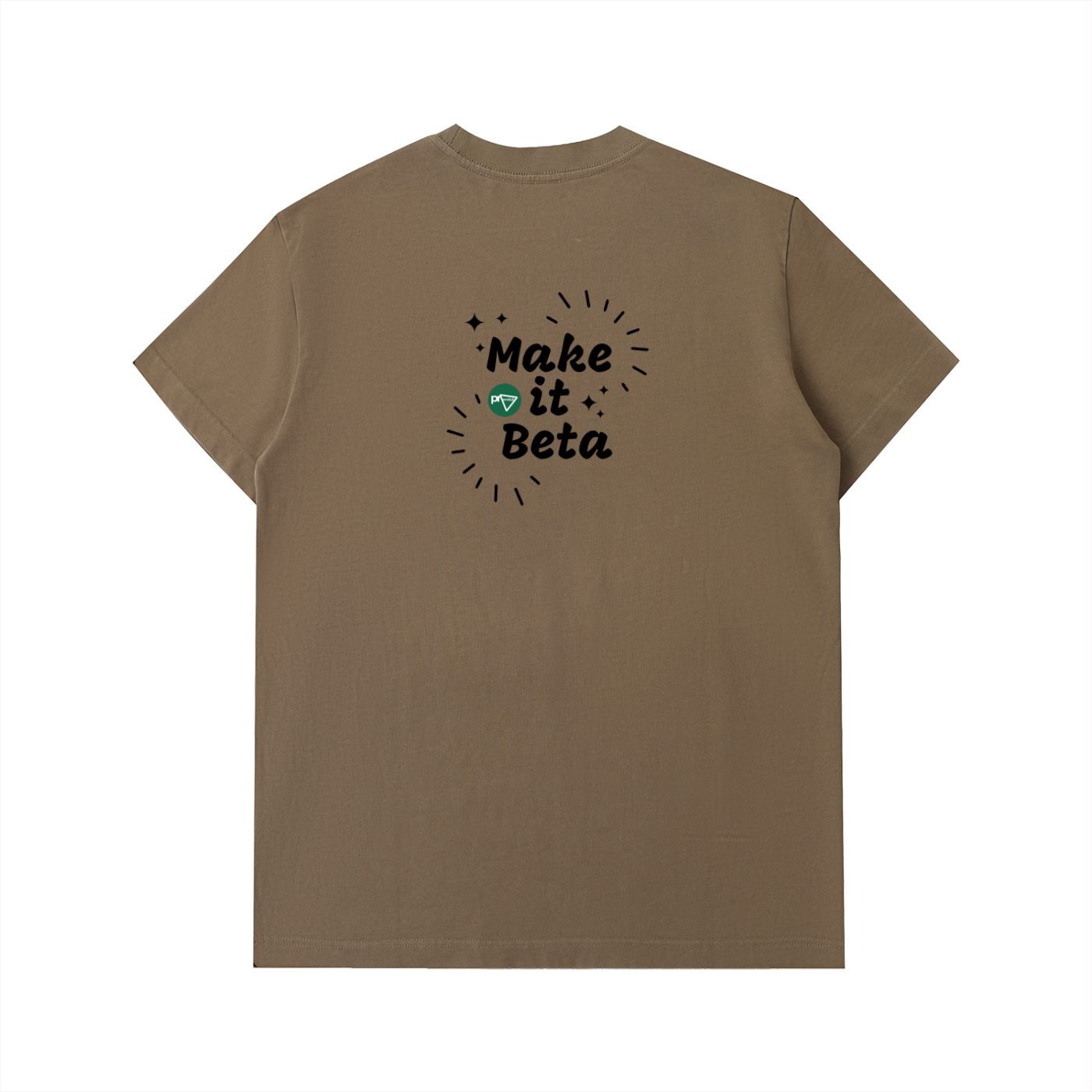 T-shirt en coton épais « Make it Beta » pour homme