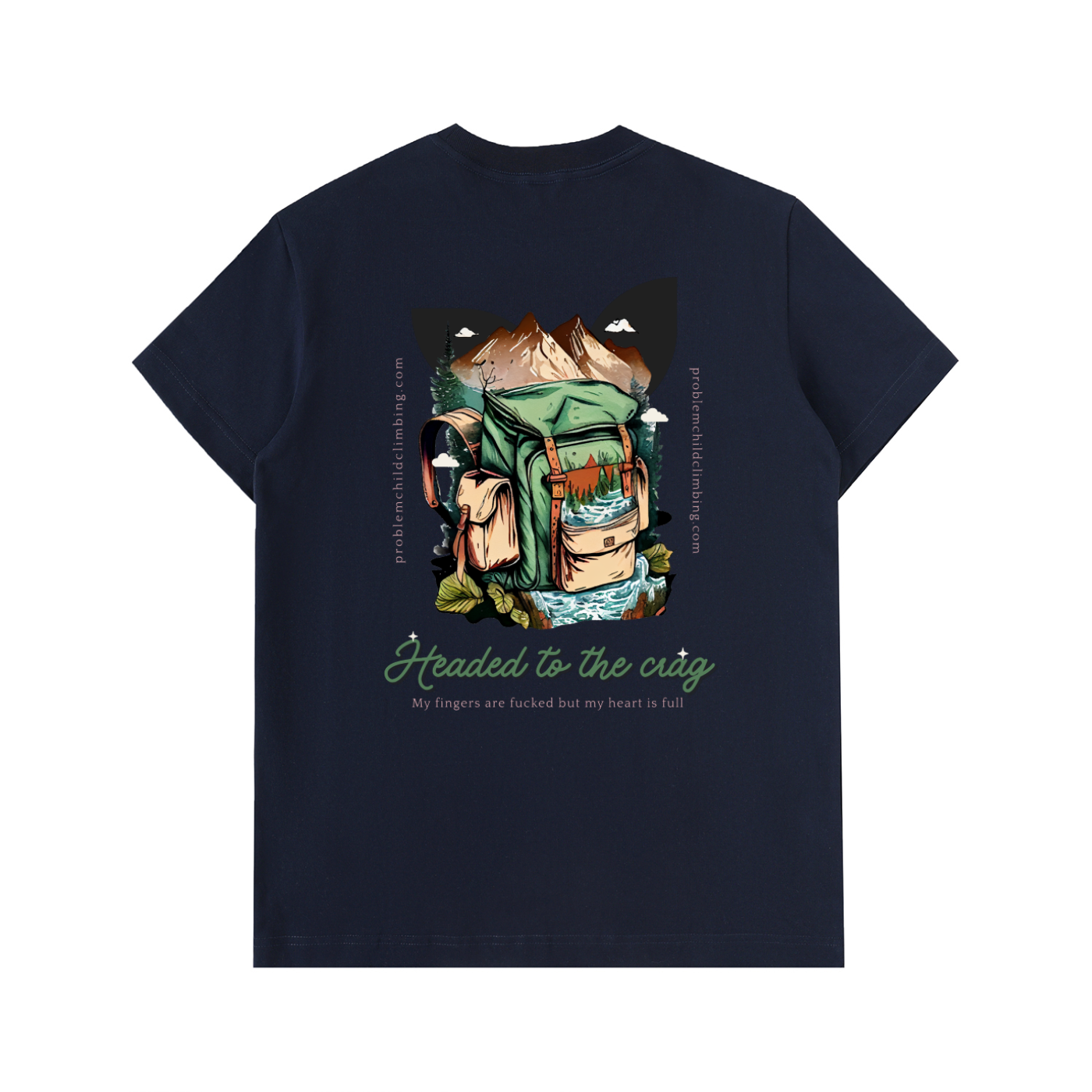 T-shirt en coton épais Crag Hunter pour homme