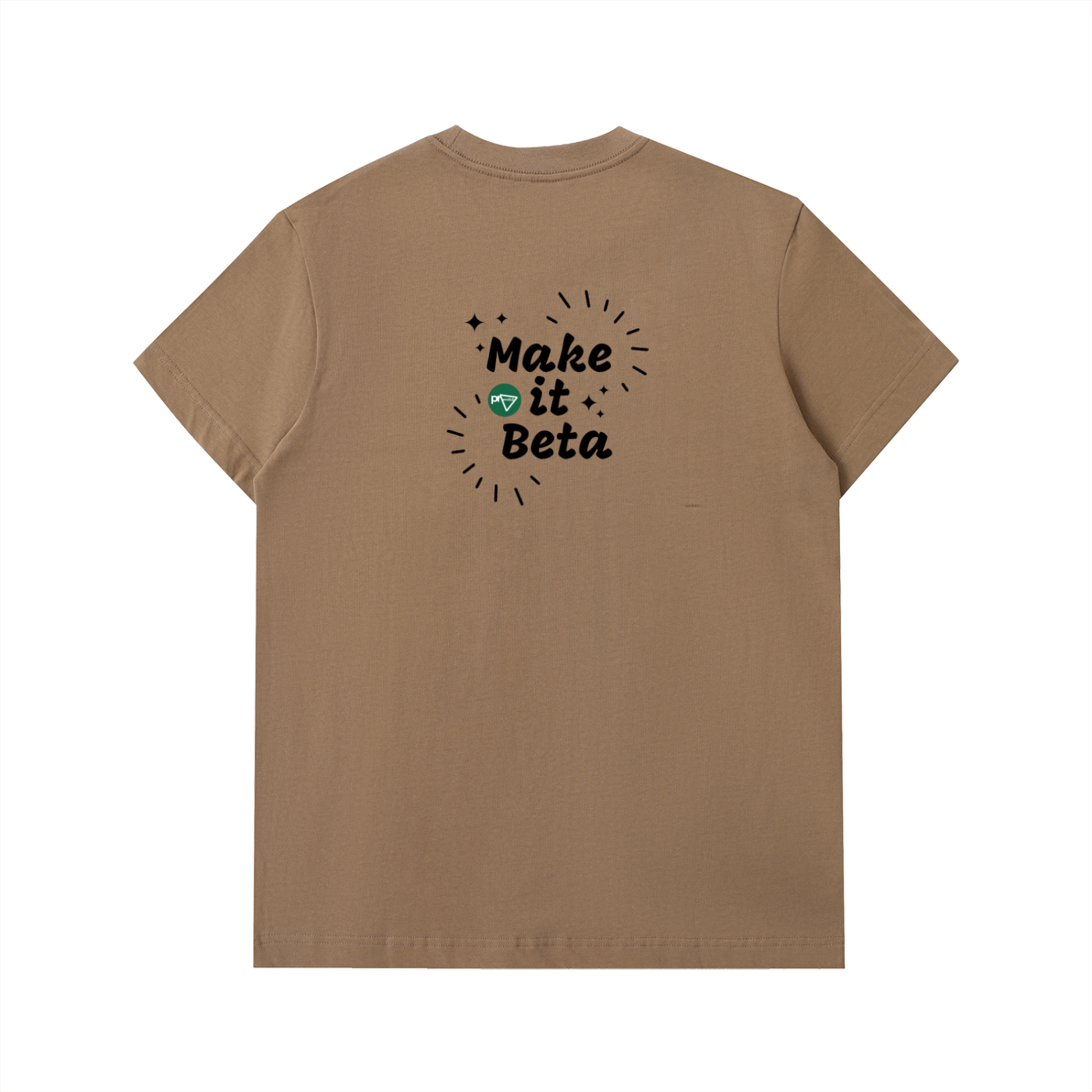 T-shirt en coton épais « Make it Beta » pour homme