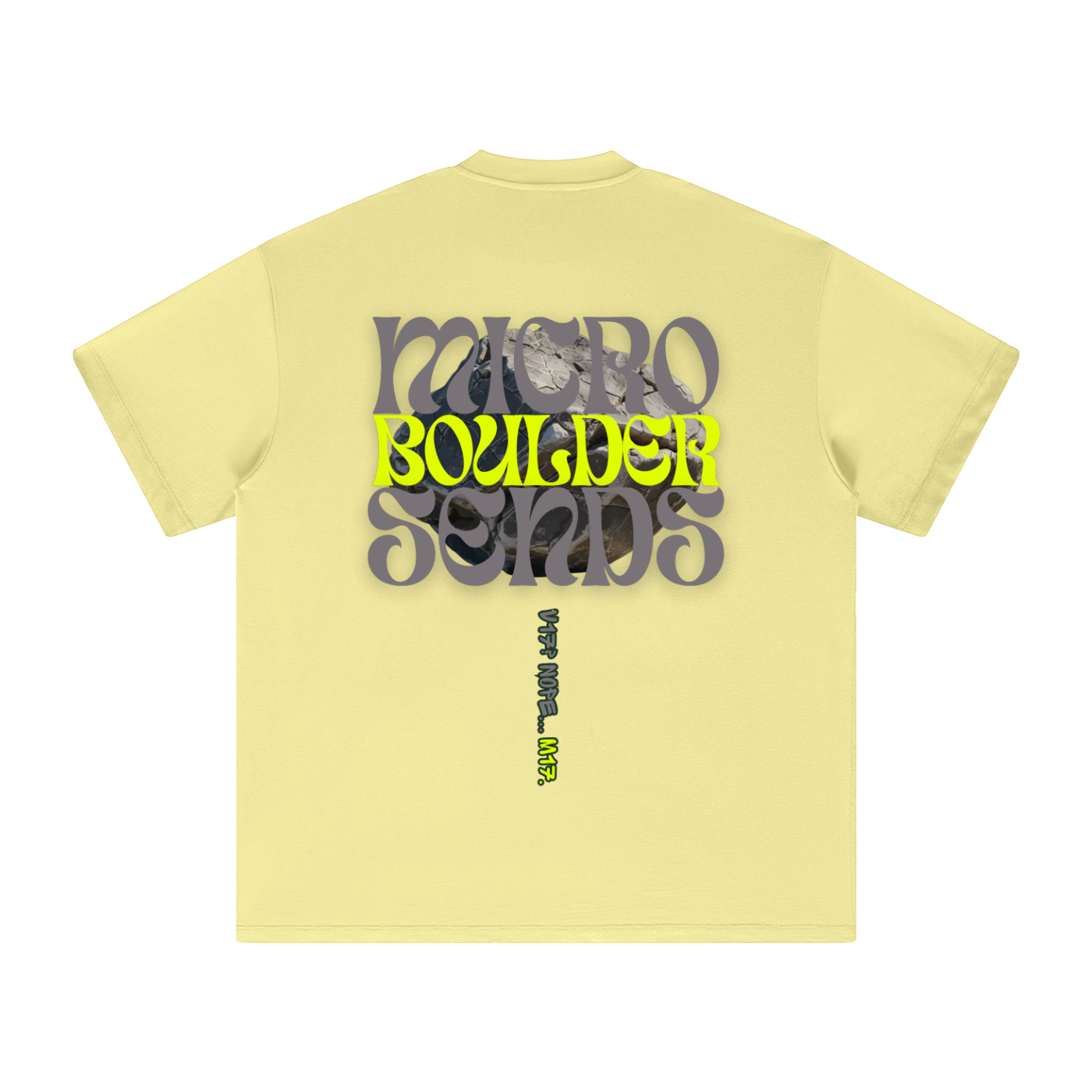 Microboulders Big-Fit Cotton T-Shirt