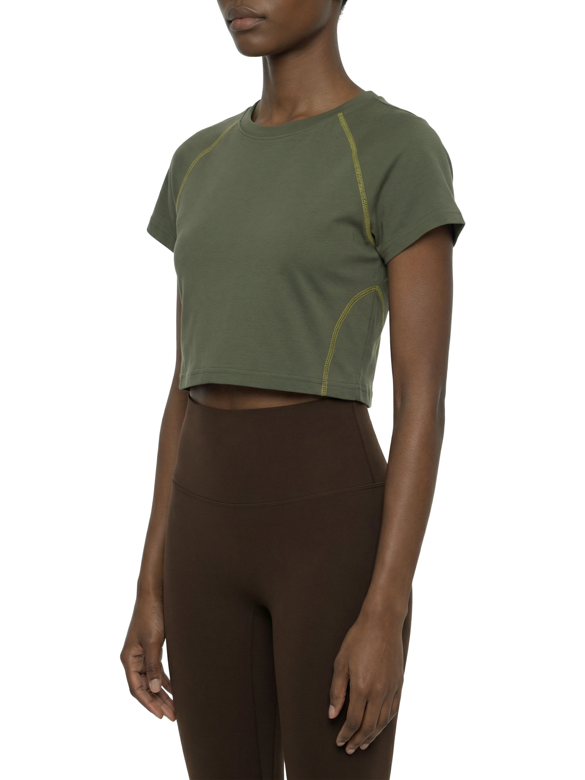 Women's Trimmer Raglan Crop Climbing T-Shirt