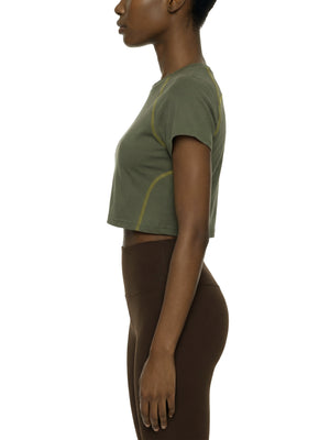 Women's Trimmer Raglan Crop Climbing T-Shirt